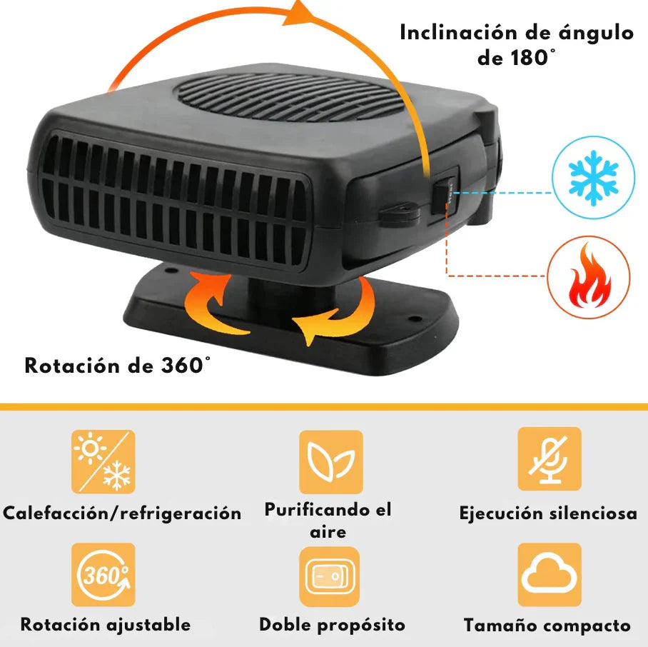 DefrostPro® 2 en 1 ¡Adiós al Hielo! Calor Instantáneo para tu Auto.