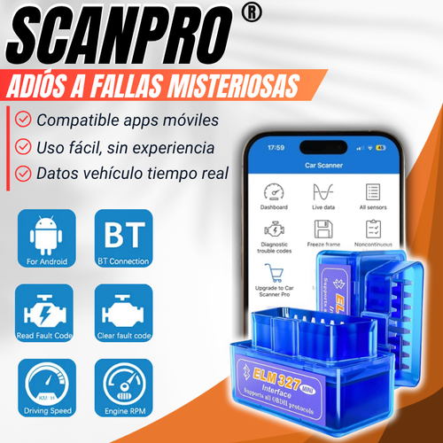 ScanPRO® - diagnóstico automotriz desde tu celular