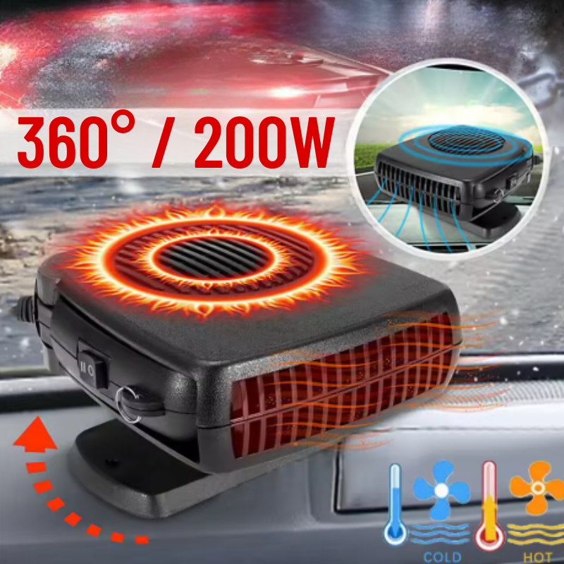 DefrostPro® 2 en 1 ¡Adiós al Hielo! Calor Instantáneo para tu Auto.