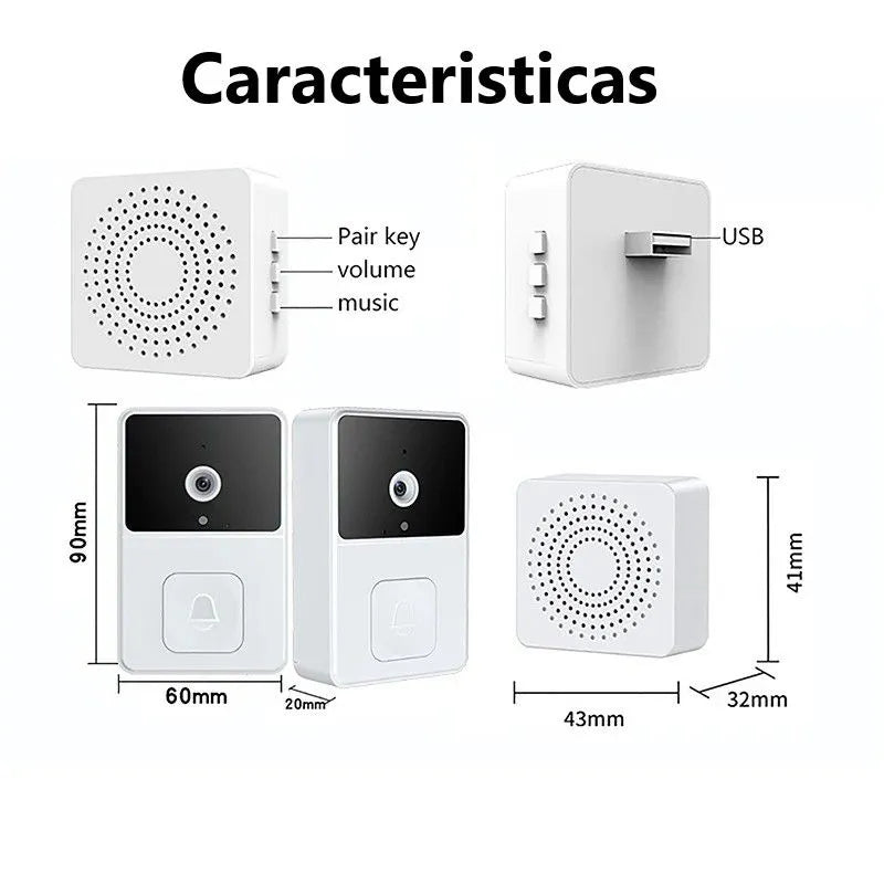SafeSight®: Tu Timbre Smart con Cámara HD